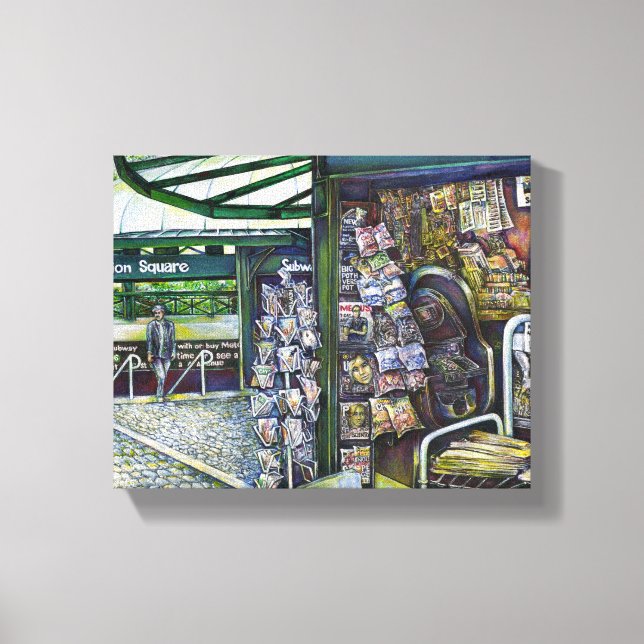 How Does One Image, Unimaginative? Canvas Print (Front)