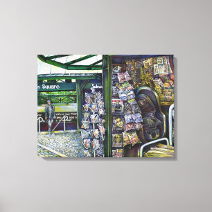 How Does One Image, Unimaginative? Canvas Print