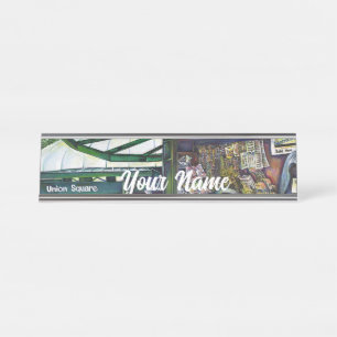 How Does One Image, Unimaginative? Desk Name Plate