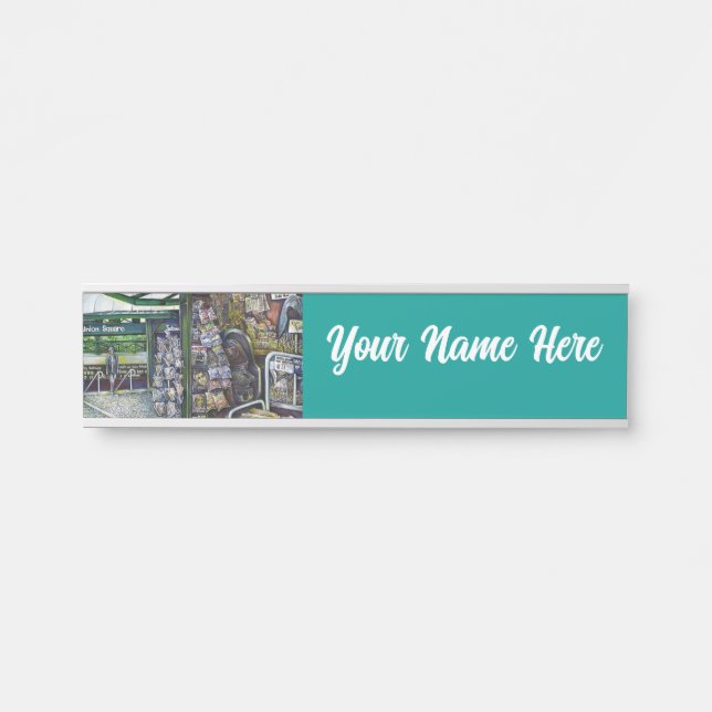 How Does One Image, Unimaginative? Door Sign (Front)