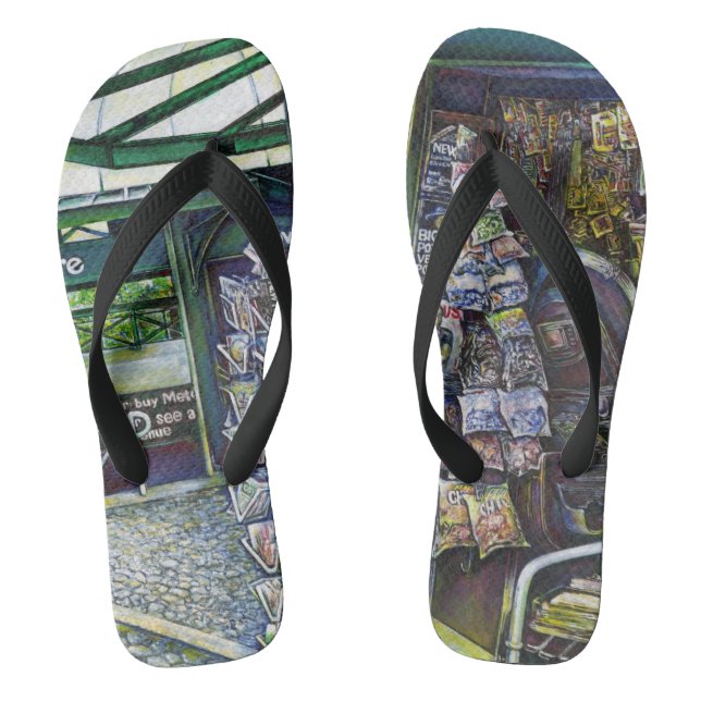 How Does One Image, Unimaginative? Flip Flops (Footbed)