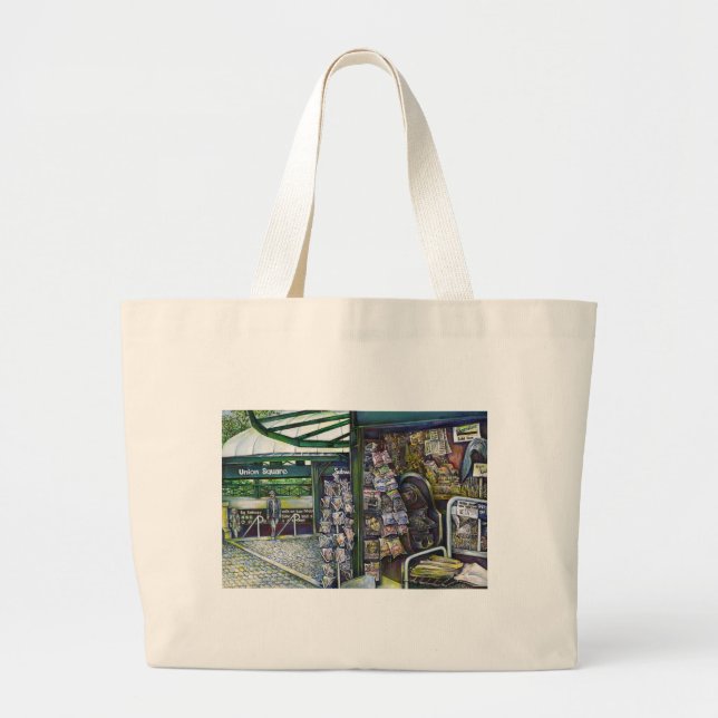 How Does One Image, Unimaginative? Large Tote Bag (Front)