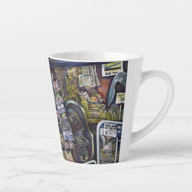 How Does One Image, Unimaginative? Latte Mug (Right)