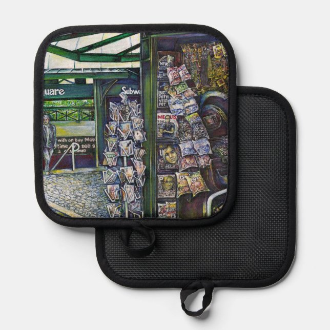 How Does One Image, Unimaginative? Pot Holder (Front/Back)