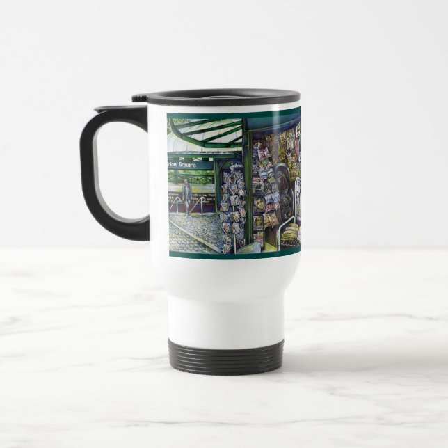 How Does One Image, Unimaginative? Travel Mug (Left)