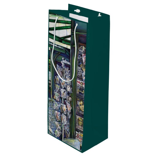 How Does One Image, Unimaginative? Wine Gift Bag (Front Angled)