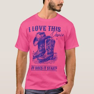 How Does This Dance Start Line Dancer Country T-Shirt