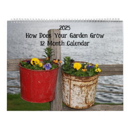 How Does Your Garden Grow 12 Month Calendar