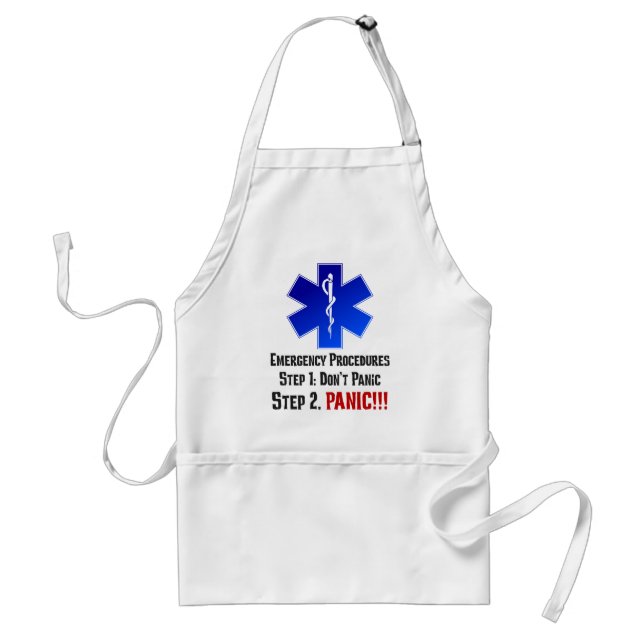 How EMTs Respond to Your Emergency Standard Apron (Front)