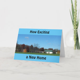 HOW EXCITING A NEW HOME CAN BE ANNOUNCEMENT