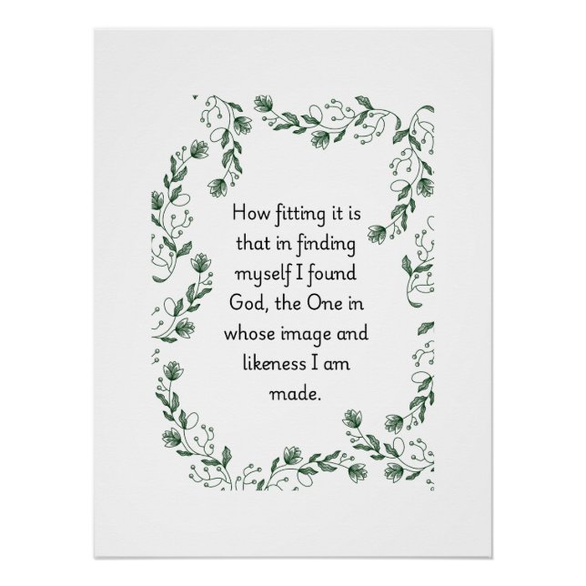 How Fitting - Poster Print (Front)