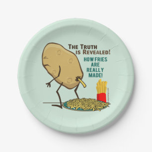 How Fries Are Really Made Paper Plate