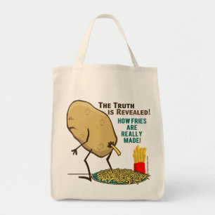 How Fries Are Really Made Potato Tote Bag