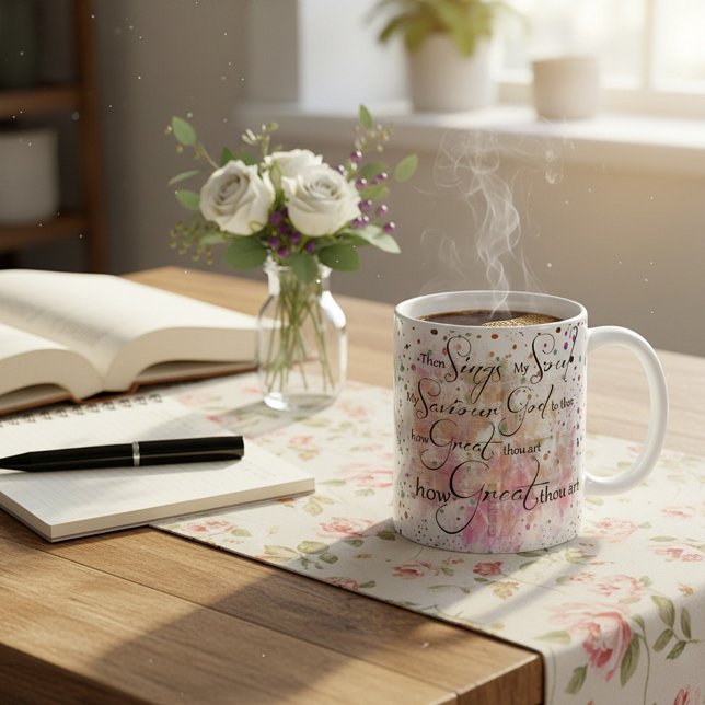 How great thou art coffee mug (Creator Uploaded)