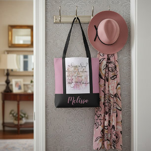 How great thou art large tote bag