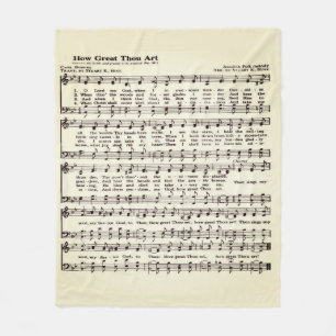 How Great Thou Art  Magnet Fleece Blanket