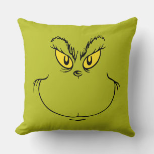 How Grinch Stole Christmas Face Cushion
