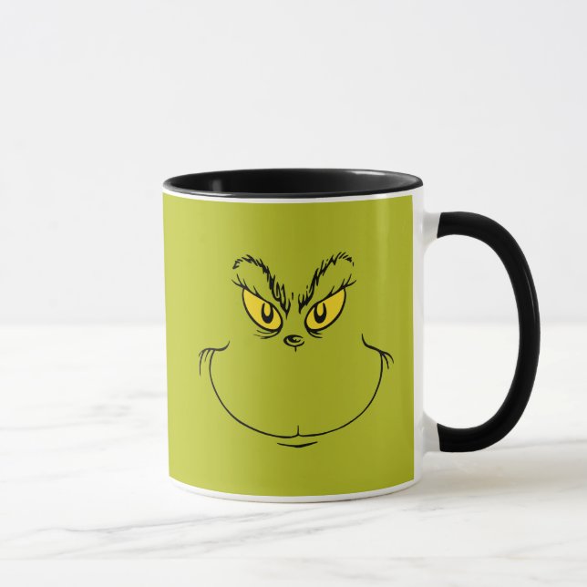 How Grinch Stole Christmas Face Mug (Right)