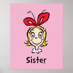 How Grinch Stole Christmas   Grinch Sister Poster