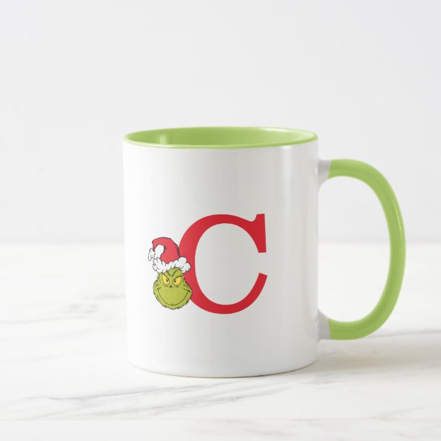 How Grinch Stole Christmas | Monogram C Mug (Right)