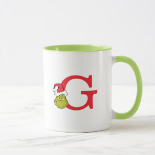 How Grinch Stole Christmas   Monogram G Mug