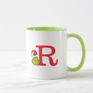 How Grinch Stole Christmas Monogram R Mug