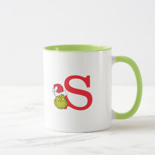 How Grinch Stole Christmas   Monogram S Mug