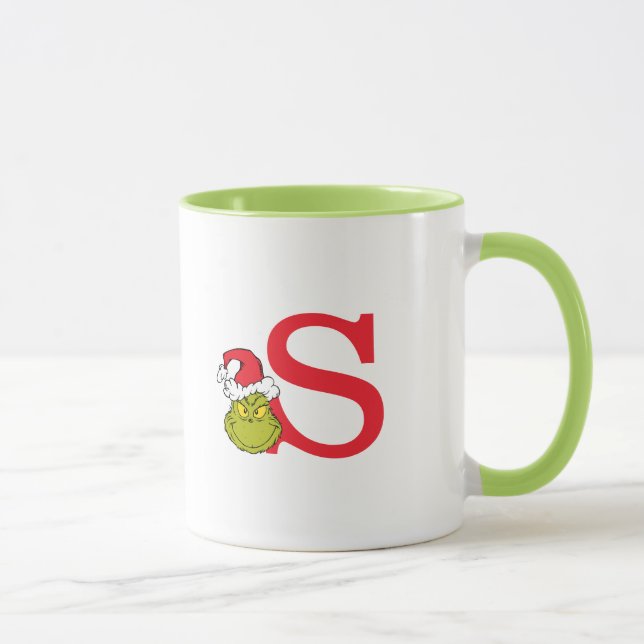 How Grinch Stole Christmas | Monogram S Mug (Right)