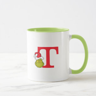 How Grinch Stole Christmas   Monogram T Mug
