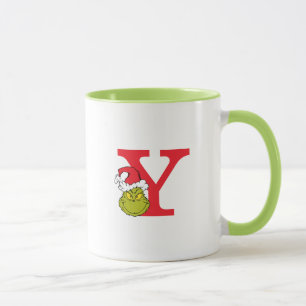 How Grinch Stole Christmas   Monogram Y Mug