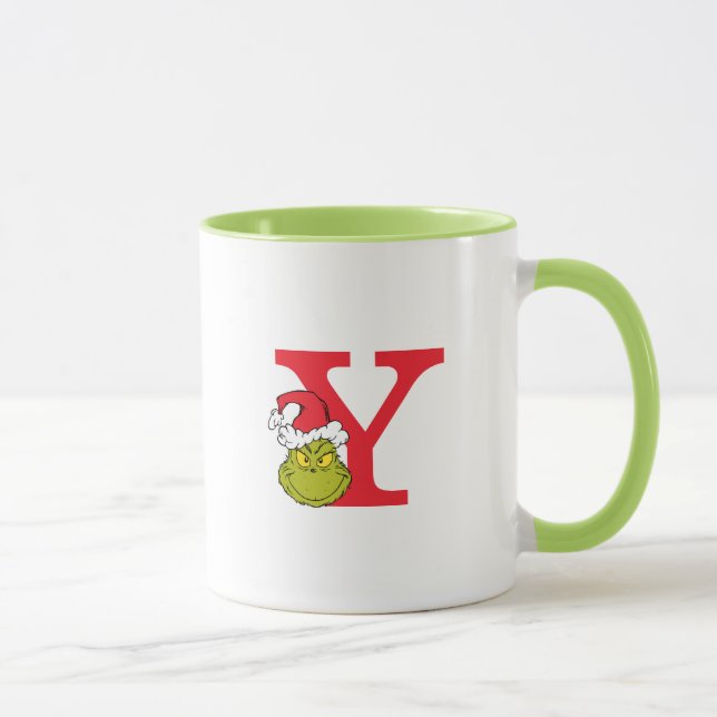 How Grinch Stole Christmas | Monogram Y Mug (Right)