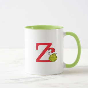 How Grinch Stole Christmas Monogram Z Mug
