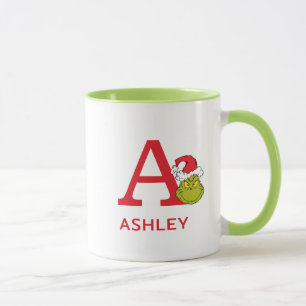 How Grinch Stole Christmas   Name & Monogram A Mug