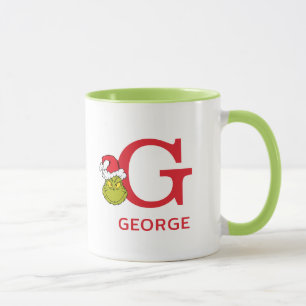 How Grinch Stole Christmas   Name & Monogram G Mug