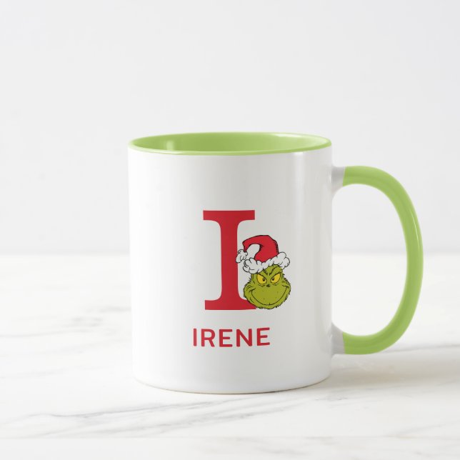 How Grinch Stole Christmas | Name & Monogram I Mug (Right)