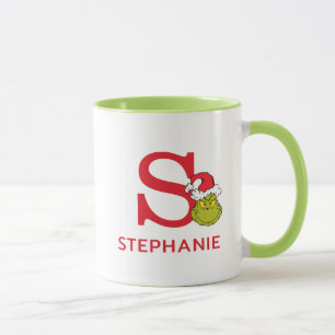 How Grinch Stole Christmas   Name & Monogram S Mug