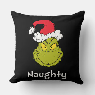 How Grinch Stole Christmas   Naughty Grinch Cushion