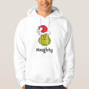 How Grinch Stole Christmas   Naughty Grinch Hoodie