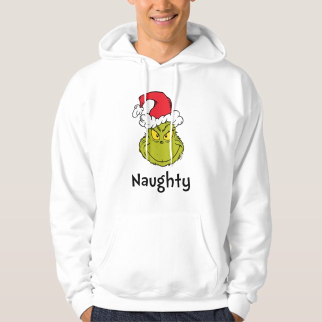 How Grinch Stole Christmas | Naughty Grinch Hoodie (Front)