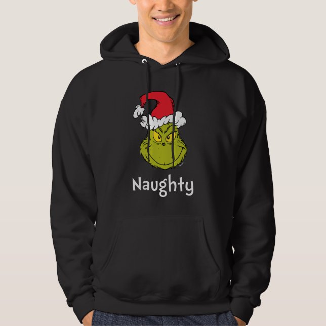 How Grinch Stole Christmas | Naughty Grinch Hoodie (Front)