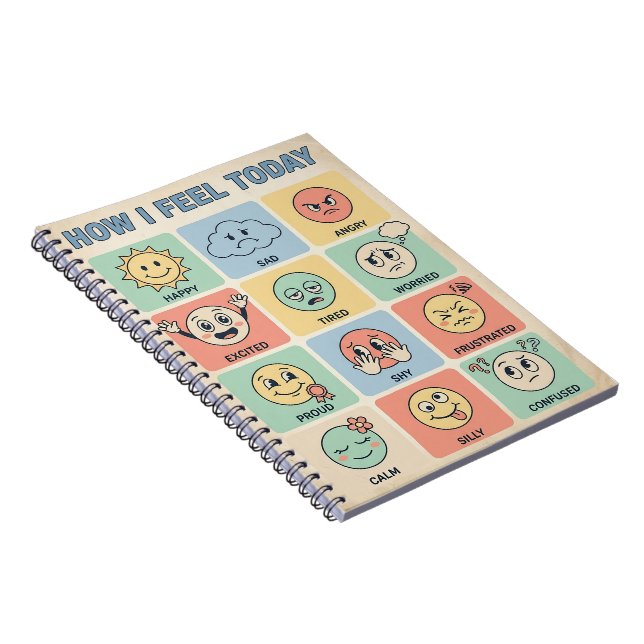 How I Feel Today - Customizable Mood Journal (Right Side)