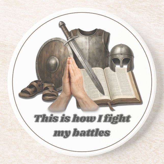 How I Fight My Battles Coaster (Front)