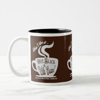 How I like it Hotwife QOS innuendo Two-Tone Coffee Mug
