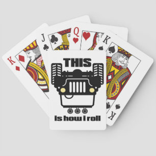 How I Roll   4x4 Off-Road Rock Crawler Truck Playing Cards