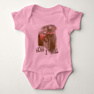 How I Roll - ATC Trike Three Wheeler Baby Bodysuit