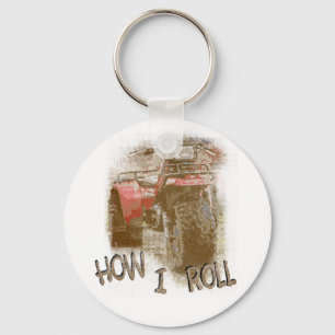How I Roll - ATC Trike Three Wheeler Key Ring