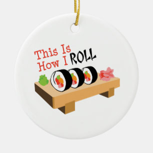 How I Roll Ceramic Tree Decoration