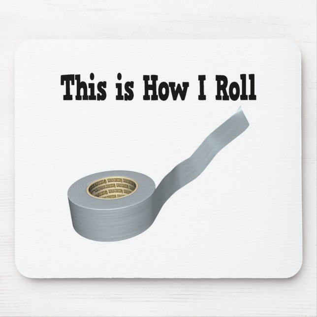 How I Roll Duct Tape Mouse Mat (Front)