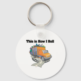 How I Roll (Garbage Truck) Key Ring