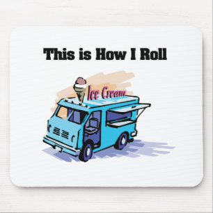 How I Roll (Ice Cream Truck) Mouse Mat